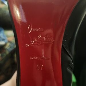 BlackAll Knee High CHRISTIAN LOUBOUTIN Pumppie Botta Knee-High Boots